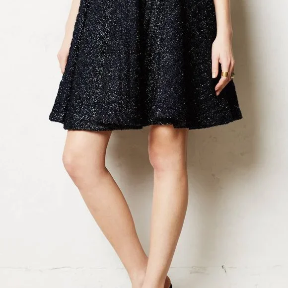 Anthropologie Women Polaris Sparkle Skirt - Picture 3 of 7